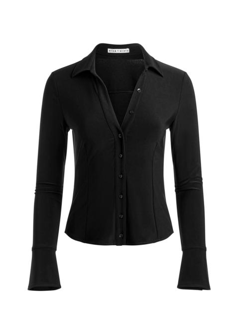 Alice + Olivia FREYA FITTED TOP