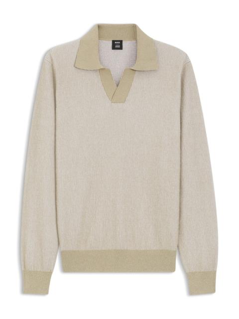 BOSS BOSS SELECTED BY SHOHEI OHTANI COTTON-BLEND SWEATER