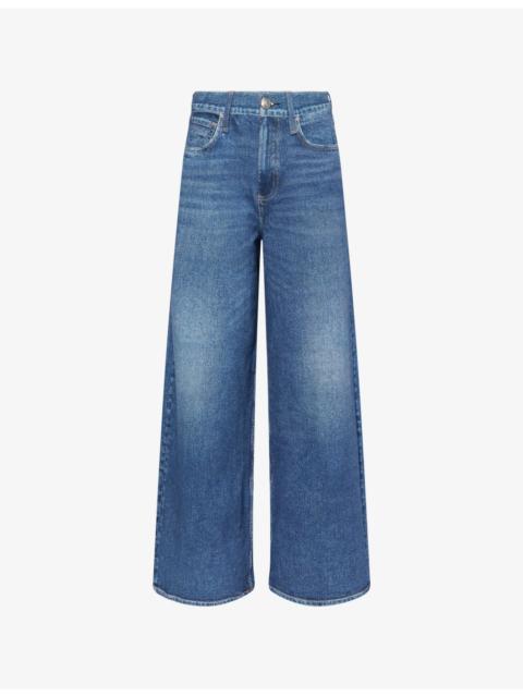 rag & bone Miramar Terry Sofie Wide-Leg Cotton Trousers