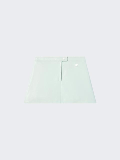 courrèges Vinyle Reedition Skirt Light Mint