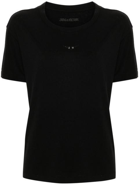 Zadig & Voltaire Zadig & Voltaire Marta Wings-appliqué T-shirt