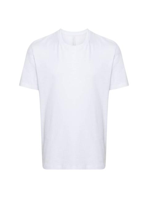 slub-texture cotton T-shirt