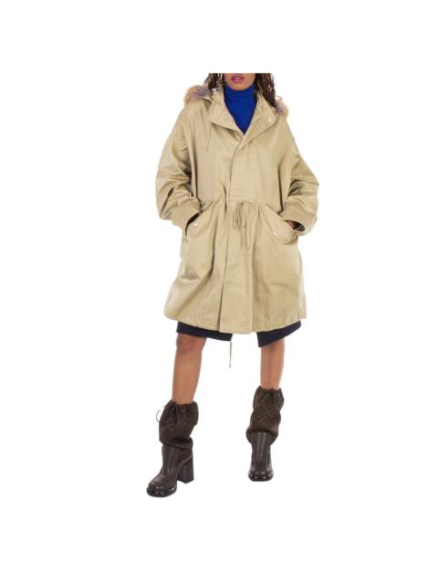 Burberry Burberry Faux-Fur Hood Parka Coat