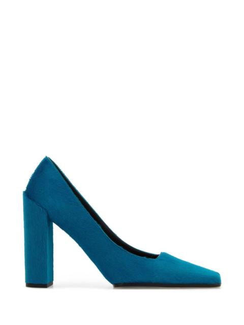 Alaïa Alaia Women Turquoise Calf Hair Square Pumps