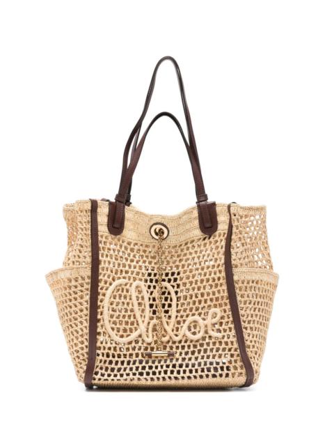 Chloé Chloé Women Chloé Iconic Rafia Tote Bag