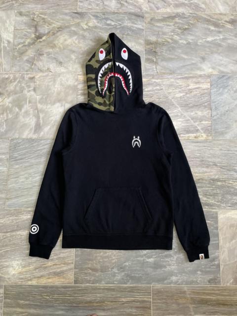 A BATHING APE® Bape Shark Half Camo Pullover Hoodie