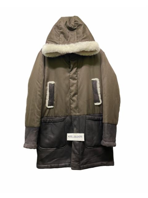 Other Designers Leather - Italian shearling warm parka jacket