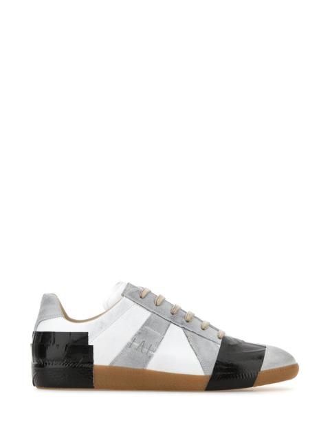 Maison Margiela Multicolor suede and leather Replica sneakers