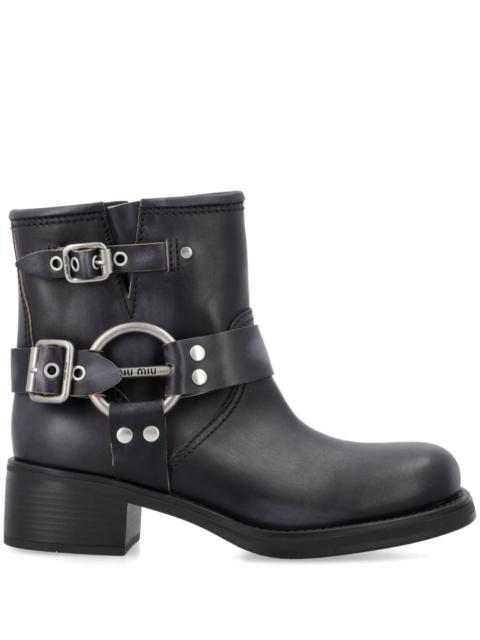 Miu Miu Women Vintage Leather Boots