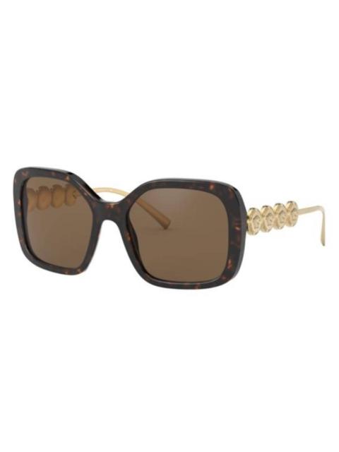 VERSACE Versace Brown Butterfly Ladies Sunglasses VE4375F 108/73 53