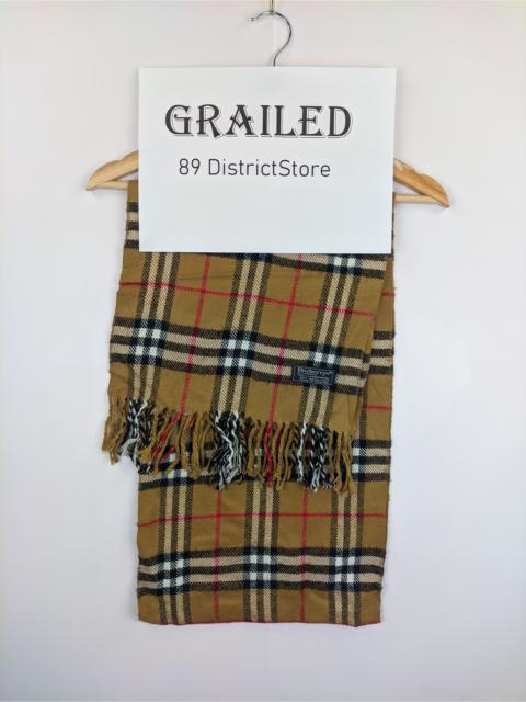 Other Designers Vintage - Steals🔥Burberry Nova Check Scarf Muffler Wool