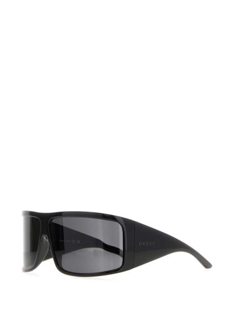 GUCCI Gucci Men Black Acetate Sunglasses