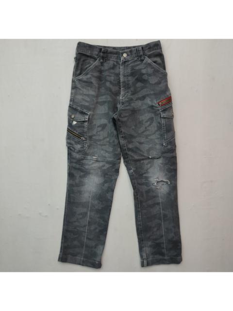 Other Designers Camo - Vintage Distress JAWIN MultiPocket Camoflage Cargo Pants