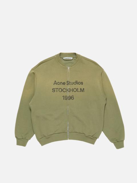 Acne Studios Zip-up cardigan - Olive green