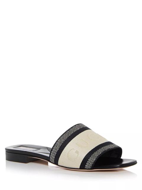GUCCI Women's Logo Slide Sandals