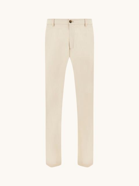 Paul & Shark WIDE‑LEG TROUSERS IN STRETCH COTTON WITH PLEATS