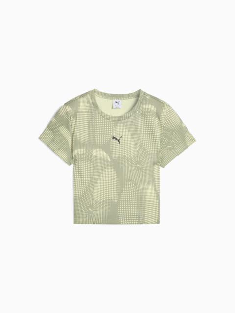 PUMA DARE TO All Over Print Baby Tee Women