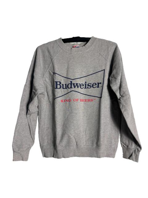 Other Designers Archival Clothing - 🔥RARE🔥Vintage Budweiser Beer Spell Out Crewneck Sweatshirt