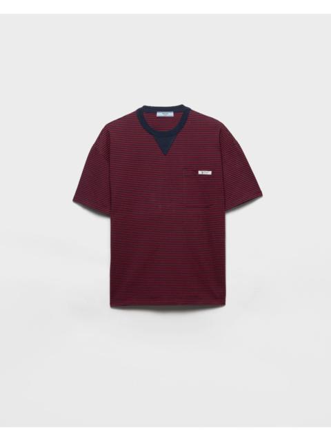 Prada Prada Cotton Overshirt Fit T-shirt