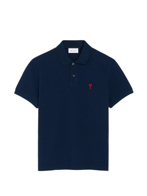 AMI Paris Ami Paris Men Ami De Coeur Cotton Polo Shirt