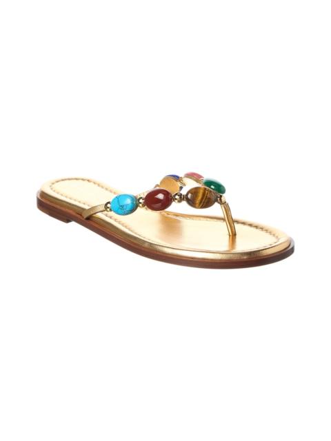 Gianvito Rossi Gianvito Rossi Flat Leather Sandal