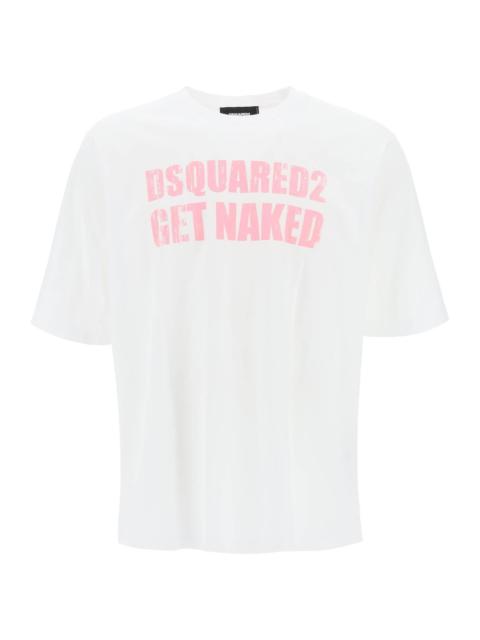 Dsquared2 Skater Fit Printed T Shirt