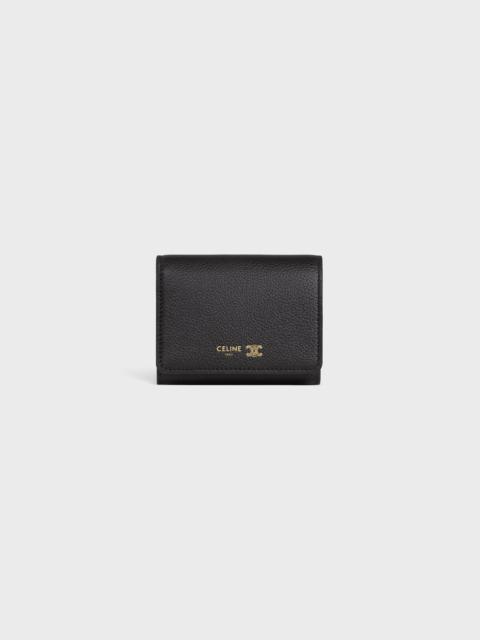 CELINE FINE WALLET IN SUPPLE GRAINED CALFSKIN