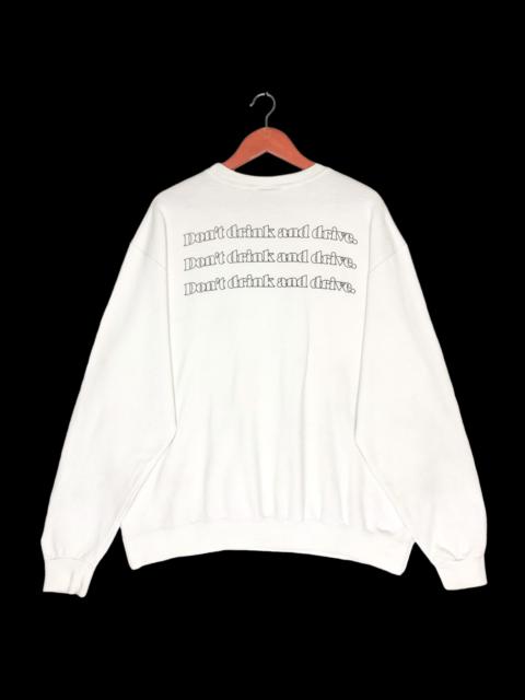 Other Designers Vintage - Vintage Champion Don’t Drink And Drive Sweatshirt
