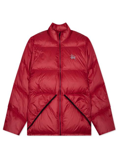Stüssy MICRO RIPSTOP DOWN MOCK - RED