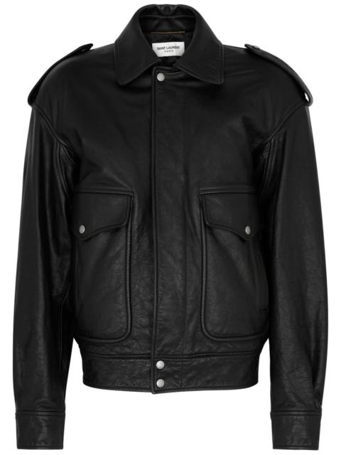 SAINT LAURENT Leather jacket