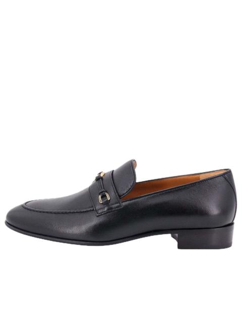 (WMNS) Gucci Horsebit Interlocking G loafer 'Black' 740434-AABUV-1000