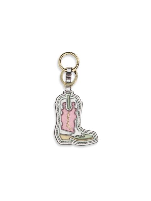 GANNI Ganni Women Western Boot Keyring Metallic