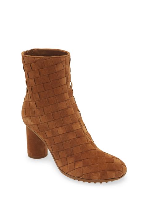 Bottega Veneta Bottega Veneta Atomic Intrecciato Bootie in Caramel at Nordstrom