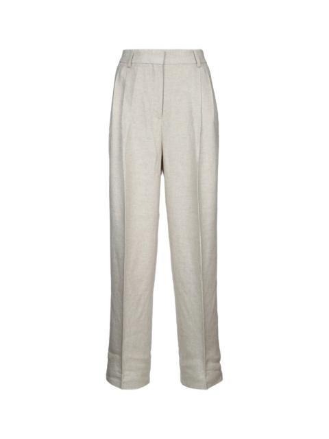 Toteme Women Double-Pleat Straight Trousers