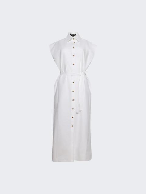 Roberto Cavalli Shirt Dress With Belt White