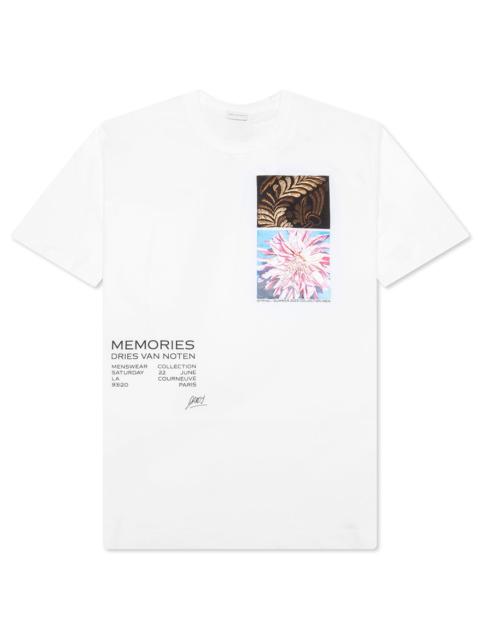 Dries Van Noten HEER PR 1600 M.K. S/S T-SHIRT - WHITE