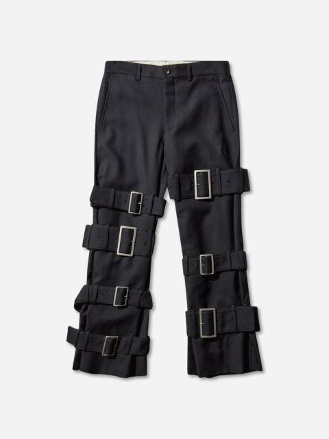 Comme des Garçons Homme Plus Men's Buckle Trousers Black