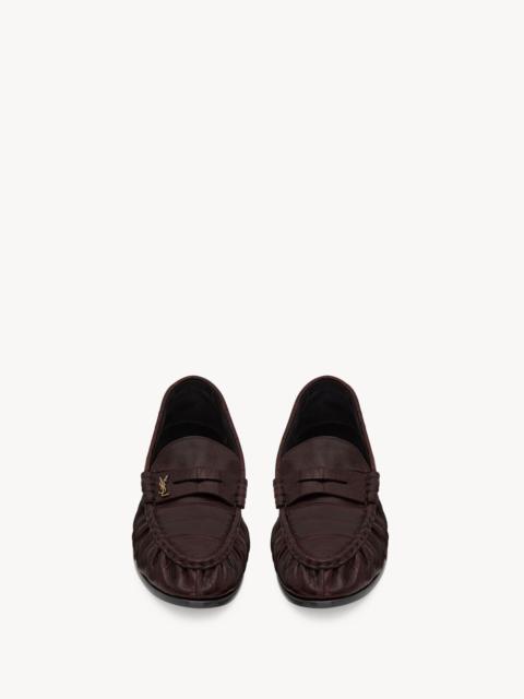 【SAINT LAURENT】 TERENCE MULES IN SHANTUNG Saint Laurent Paris Saint Laurent Terence Mules In Shantung