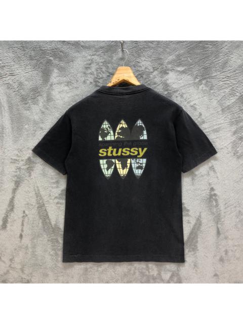 VINTAGE STUSSY SPANNING THE GLOBE T SHIRT #6415-65