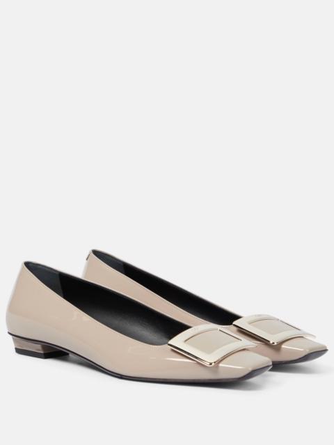 Roger Vivier Belle Vivier patent-leather ballet flats