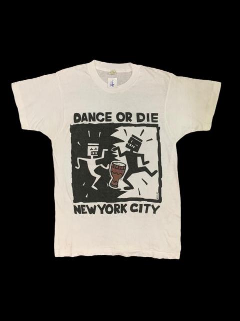 Other Designers Vintage - Vtg 80's Dance or Die Keith Haring New York Art Graffiti