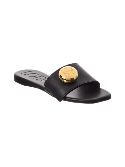 Loewe Loewe Pebble Leather Slide