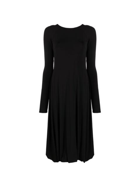 Jil Sander open-back midi dress