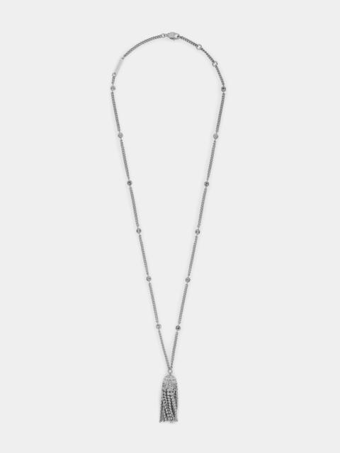 rabanne CRYSTAL TASSEL NECKLACE