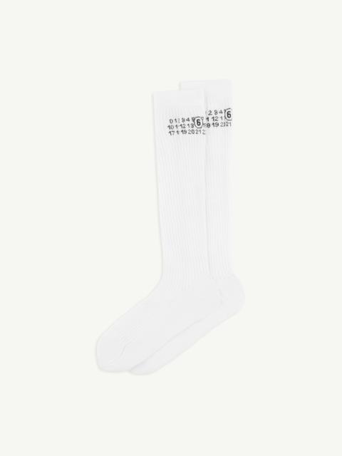 MM6 Maison Margiela Knee-high socks
