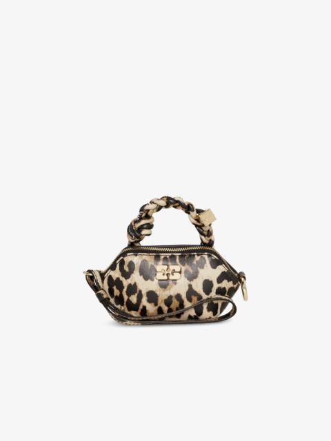 GANNI LEOPARD NANO GANNI BOU BAG