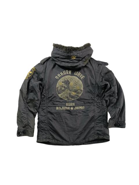 Other Designers 🔥Vintage Eternal Sakura Wave Kura Parka Jacket 🔥