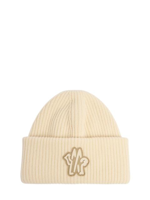 Monogram virgin wool beanie