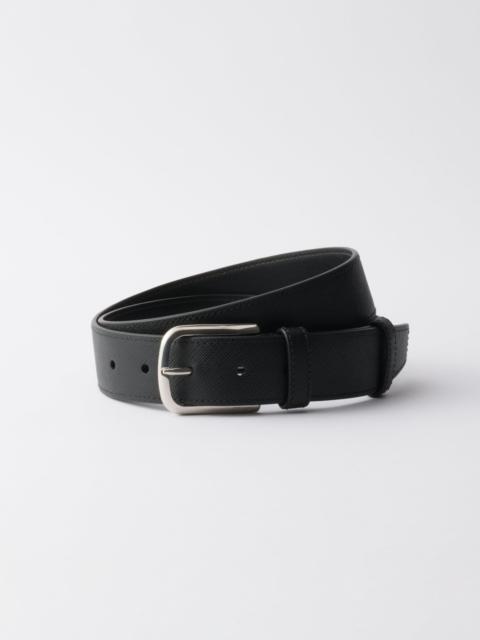 Prada Saffiano leather belt