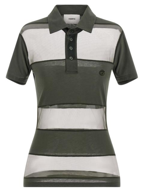 COPERNI Coperni Women 'Sheer Striped' Polo Shirt
